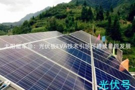 太阳能革命：光伏板EVA技术引领可持续能源发展